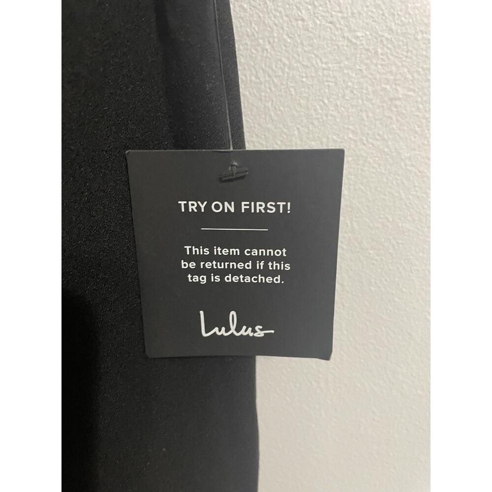 Lulus Melora Black Sleeveless Maxi Dress XL Glamour Elegant Black Tie Formal - Picture 11 of 11